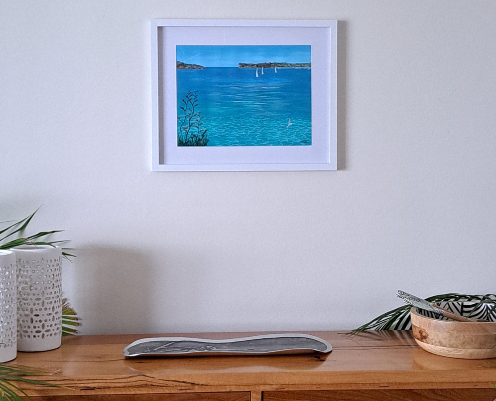 Delwood Beach Sydney Harbour Painting