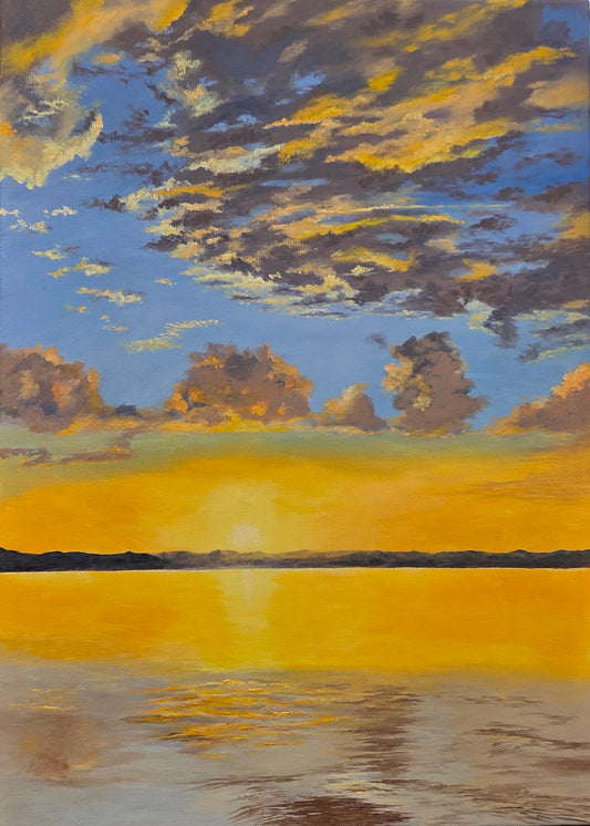 Serenity At Sunset | Original Artwork